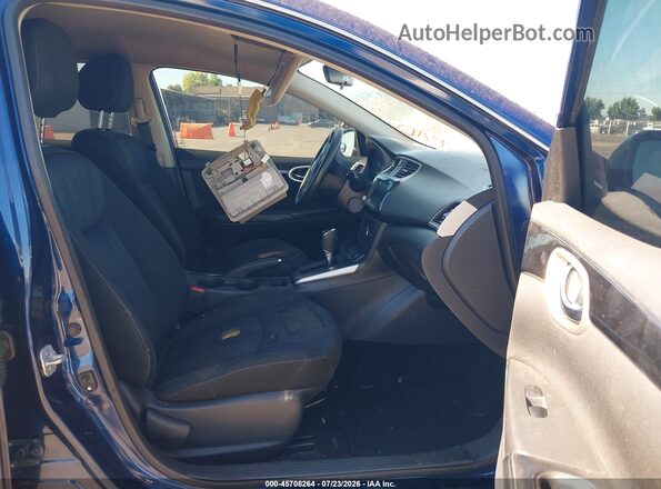 3N1AB7AP0KY308347 2019 NISSAN SENTRA Blue Vista interior delantera