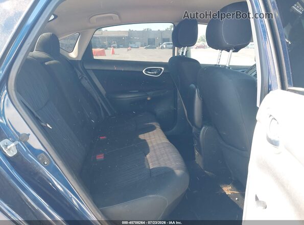 3N1AB7AP0KY308347 2019 NISSAN SENTRA Blue Vista de la etiqueta del VIN