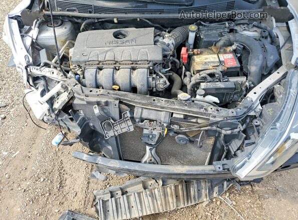 3N1AB7AP0KY310907 2019 NISSAN SENTRA Silver Widok wnętrza z tyłu