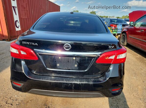 3N1AB7AP0KY313161 2019 NISSAN SENTRA Black Vista trasera