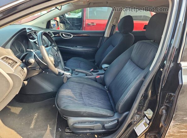 3N1AB7AP0KY313161 2019 NISSAN SENTRA Black Vista interior delantera