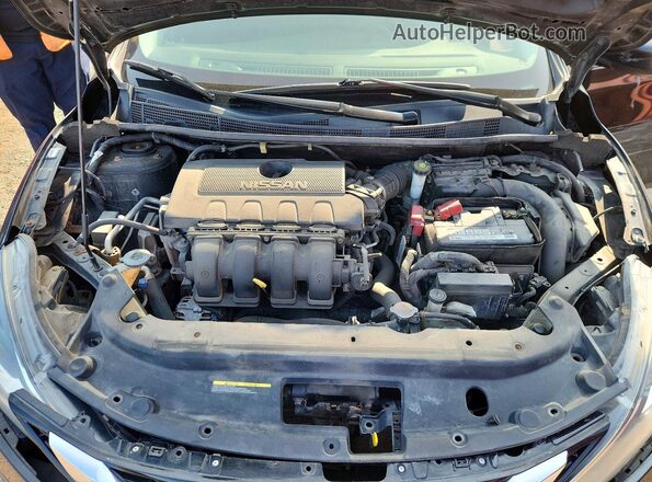 3N1AB7AP0KY313161 2019 NISSAN SENTRA Black Vista interior trasera