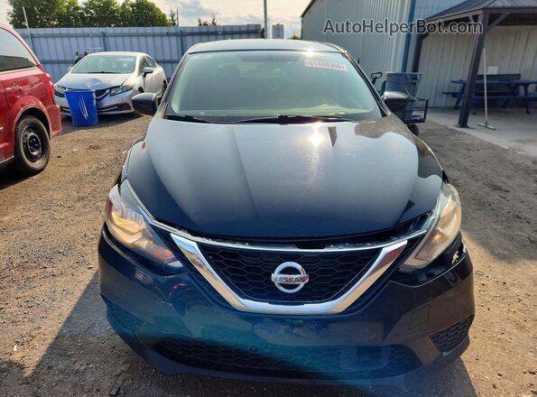 3N1AB7AP0KY313161 2019 NISSAN SENTRA Black Vista frontal