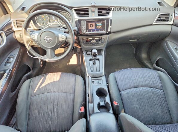3N1AB7AP0KY313161 2019 NISSAN SENTRA Black Vista del salpicadero