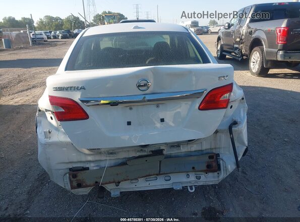 3N1AB7AP0KY313385 2019 NISSAN SENTRA White Vista frontal