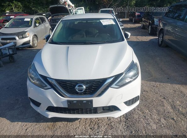 3N1AB7AP0KY313385 2019 NISSAN SENTRA White Vista del cuadro de instrumentos