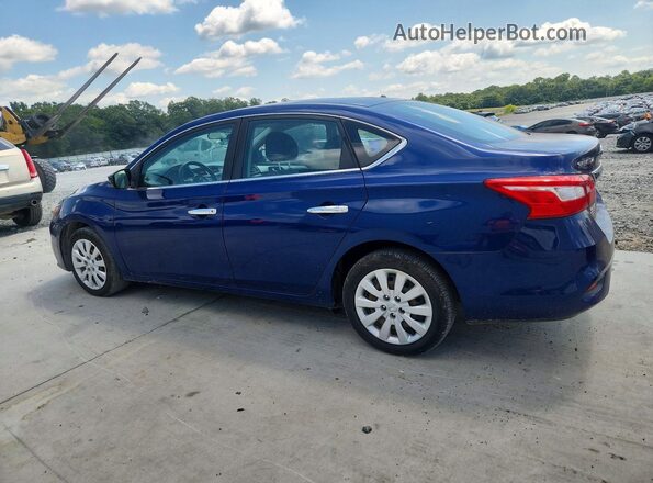3N1AB7AP0KY314889 2019 NISSAN SENTRA Blue Tył lewy