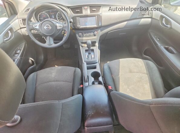 3N1AB7AP0KY314889 2019 NISSAN SENTRA Blue Widok deski rozdzielczej