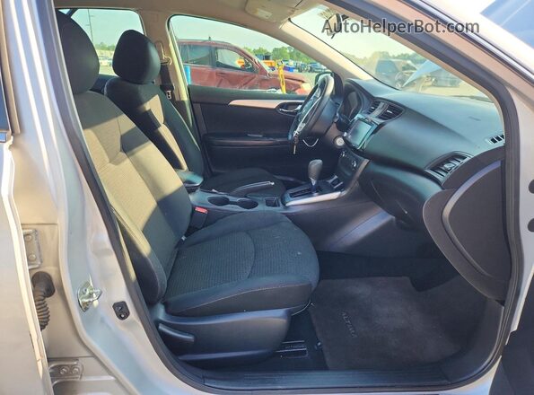 3N1AB7AP0KY318540 2019 NISSAN SENTRA Silver წინა სალონის ხედი