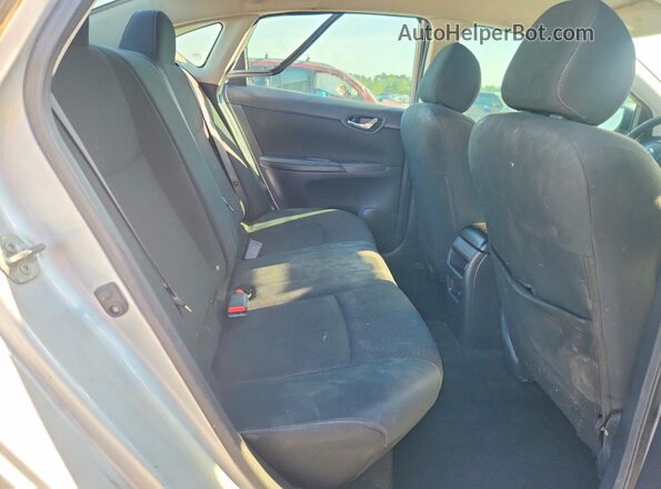 3N1AB7AP0KY318540 2019 NISSAN SENTRA Silver უკანა სავარძლების ხედი