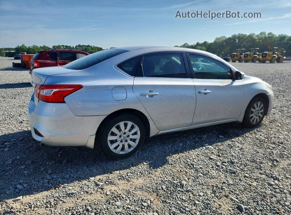 3N1AB7AP0KY318540 2019 NISSAN SENTRA Silver უკანა მარჯვენა