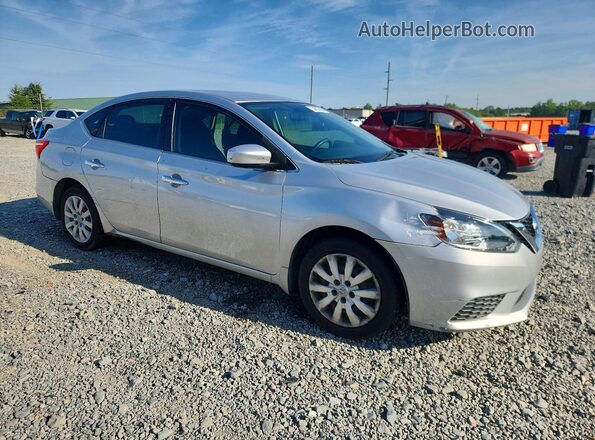 3N1AB7AP0KY318540 2019 NISSAN SENTRA Silver წინა მარჯვენა
