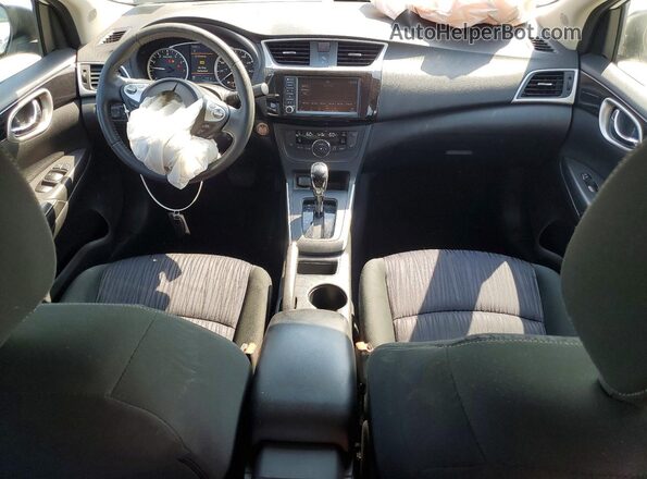 3N1AB7AP0KY340358 2019 NISSAN SENTRA White წინა პანელის ხედი