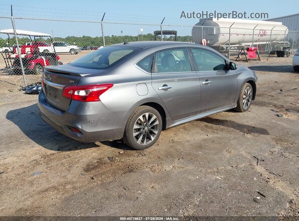3N1AB7AP0KY343728 2019 NISSAN SENTRA Gray Trasero derecho
