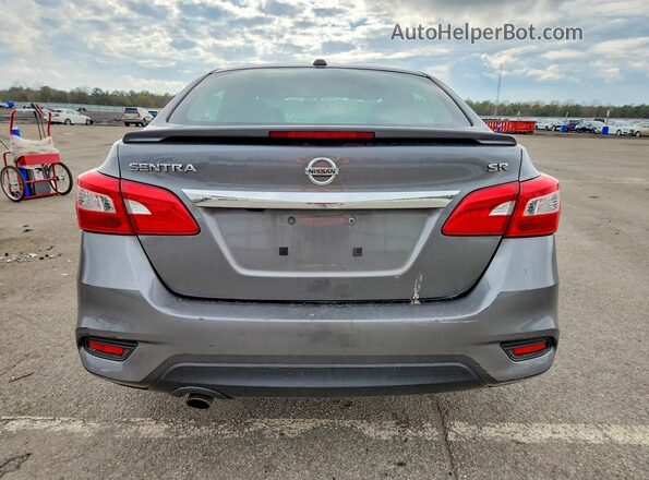 3N1AB7AP0KY347424 2019 NISSAN SENTRA Silver Rear view