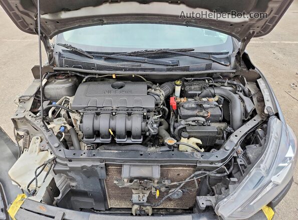3N1AB7AP0KY347424 2019 NISSAN SENTRA Silver Rear interior view