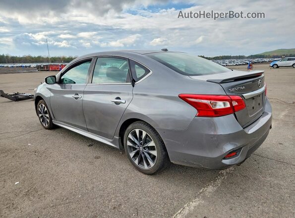 3N1AB7AP0KY347424 2019 NISSAN SENTRA Silver Rear left