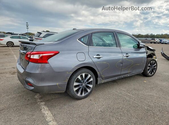 3N1AB7AP0KY347424 2019 NISSAN SENTRA Silver Rear right