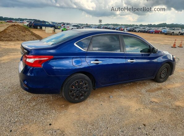 3N1AB7AP0KY347441 2019 NISSAN SENTRA Blue უკანა მარჯვენა