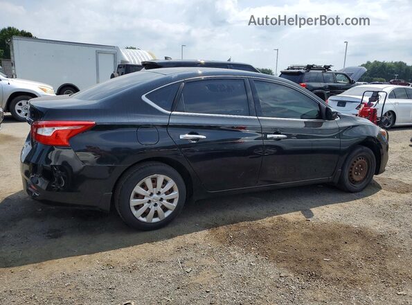 3N1AB7AP0KY381590 2019 NISSAN SENTRA Black Задня права чверть