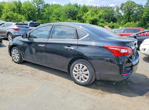 3N1AB7AP0KY381590 2019 NISSAN SENTRA Black Задня ліва чверть
