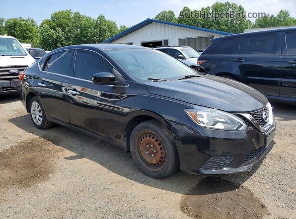 3N1AB7AP0KY381590 2019 NISSAN SENTRA Black Передня права чверть