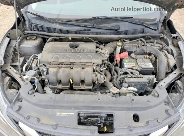 3N1AB7AP0KY387387 2019 NISSAN SENTRA Gray Սալոնի հետևի տեսք