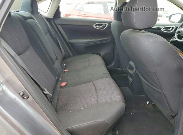 3N1AB7AP0KY387387 2019 NISSAN SENTRA Gray Հետևի նստատեղերի տեսք