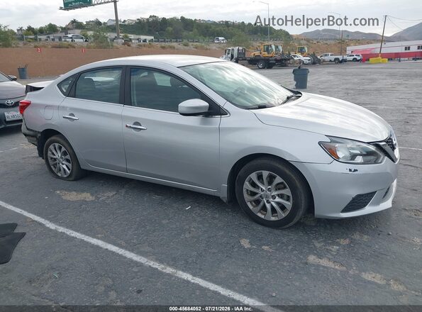 3N1AB7AP0KY391701 2019 NISSAN SENTRA Silver Սալոնի 360 աստիճան տեսք
