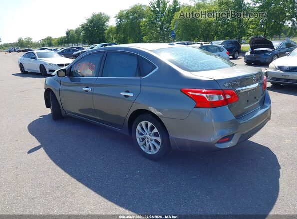 3N1AB7AP0KY392265 2019 NISSAN SENTRA Gray Trasero izquierdo