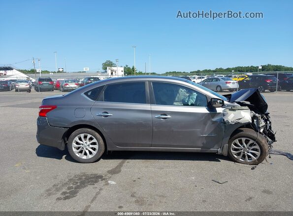 3N1AB7AP0KY392265 2019 NISSAN SENTRA Gray Vista interior trasera