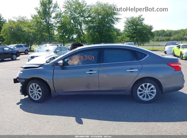 3N1AB7AP0KY392265 2019 NISSAN SENTRA Gray Vista interior de 360 grados