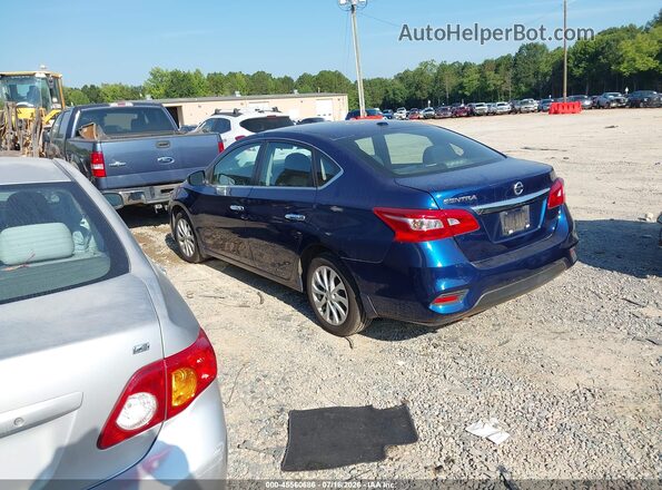 3N1AB7AP0KY399460 2019 NISSAN SENTRA Blue Tył lewy