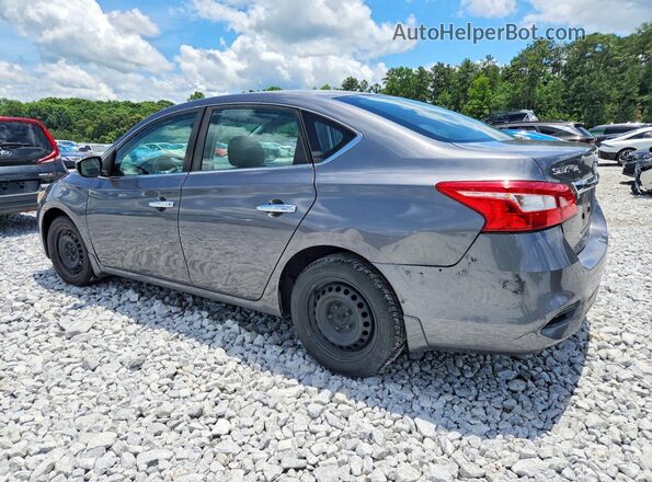 3N1AB7AP0KY409128 2019 NISSAN SENTRA Gray Tył lewy