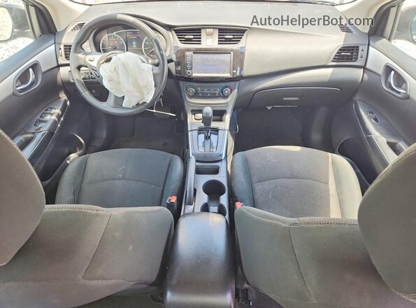 3N1AB7AP0KY409128 2019 NISSAN SENTRA Gray Widok deski rozdzielczej