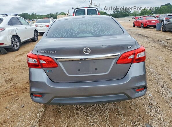 3N1AB7AP0KY426267 2019 NISSAN SENTRA Gray Widok z tyłu