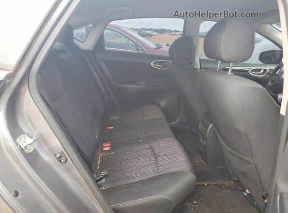 3N1AB7AP0KY426267 2019 NISSAN SENTRA Gray Widok tylnych siedzeń