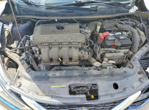 3N1AB7AP0KY430688 2019 NISSAN SENTRA Blue Սալոնի հետևի տեսք