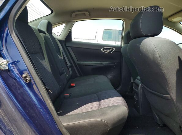 3N1AB7AP0KY430688 2019 NISSAN SENTRA Blue Հետևի նստատեղերի տեսք