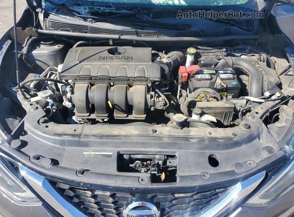 3N1AB7AP0KY433123 2019 NISSAN SENTRA Gray Vista interior trasera