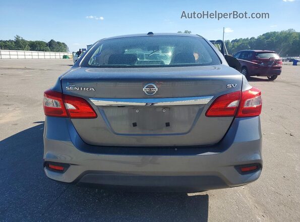 3N1AB7AP0KY433123 2019 NISSAN SENTRA Gray Vista trasera