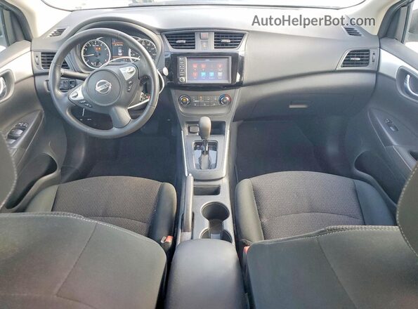 3N1AB7AP0KY446518 2019 NISSAN SENTRA Blue Dashboard view