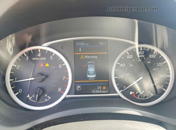 3N1AB7AP0KY446518 2019 NISSAN SENTRA Blue Instrument cluster view