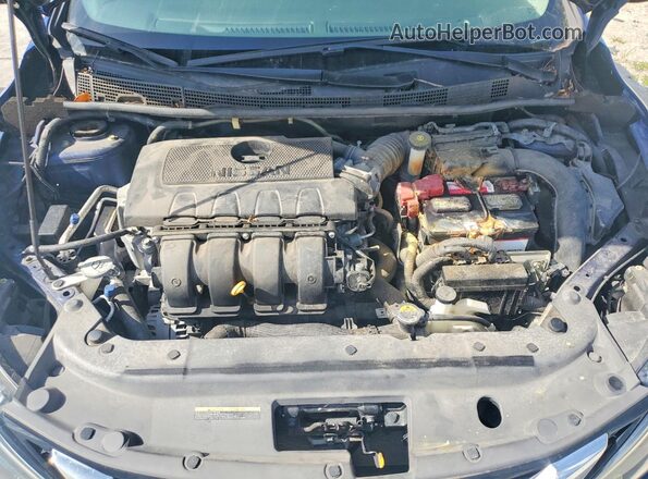 3N1AB7AP0KY446518 2019 NISSAN SENTRA Blue Rear interior view