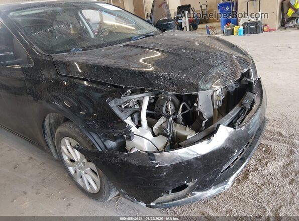 3N1AB7AP0KY457891 2019 NISSAN SENTRA Black Вид спереду