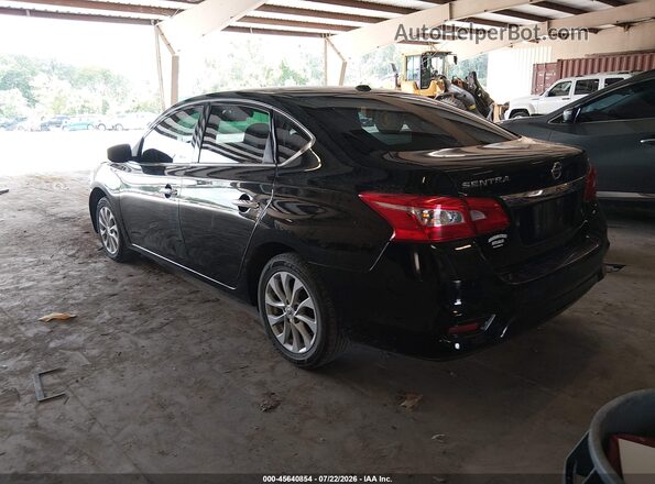 3N1AB7AP0KY457891 2019 NISSAN SENTRA Black Задня ліва чверть