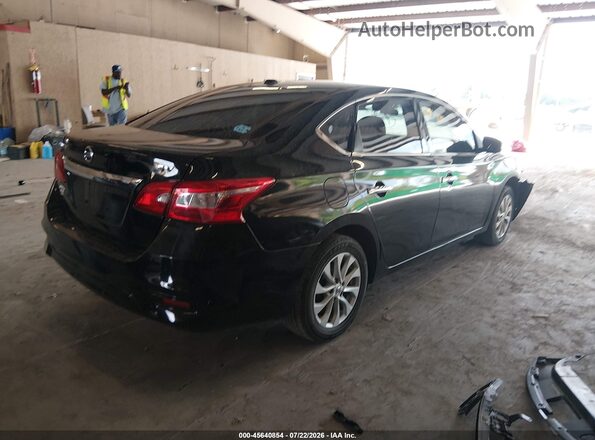 3N1AB7AP0KY457891 2019 NISSAN SENTRA Black Задня права чверть