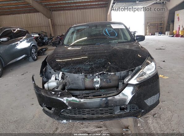 3N1AB7AP0KY457891 2019 NISSAN SENTRA Black Вид задньої частини салону