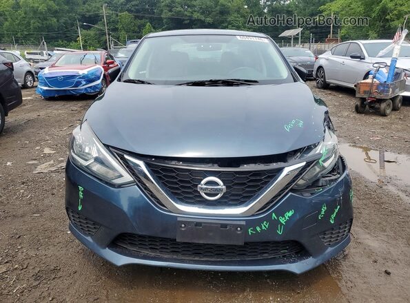 3N1AB7AP1GL681126 2016 NISSAN SENTRA Blue Front view