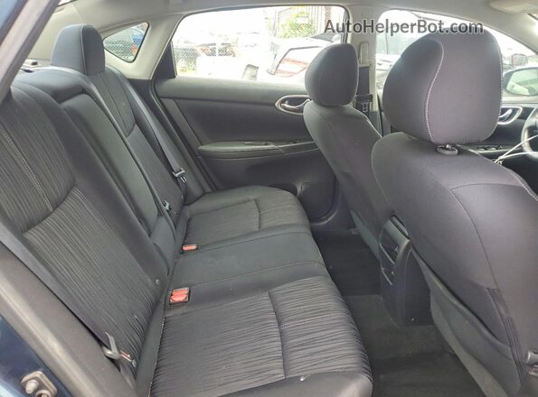 3N1AB7AP1GL681126 2016 NISSAN SENTRA Blue Rear seats view